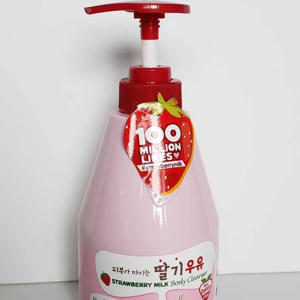 Kwailnara Strawberry Milk Body Cleanser - 560g/19.75 oz Made in Korea